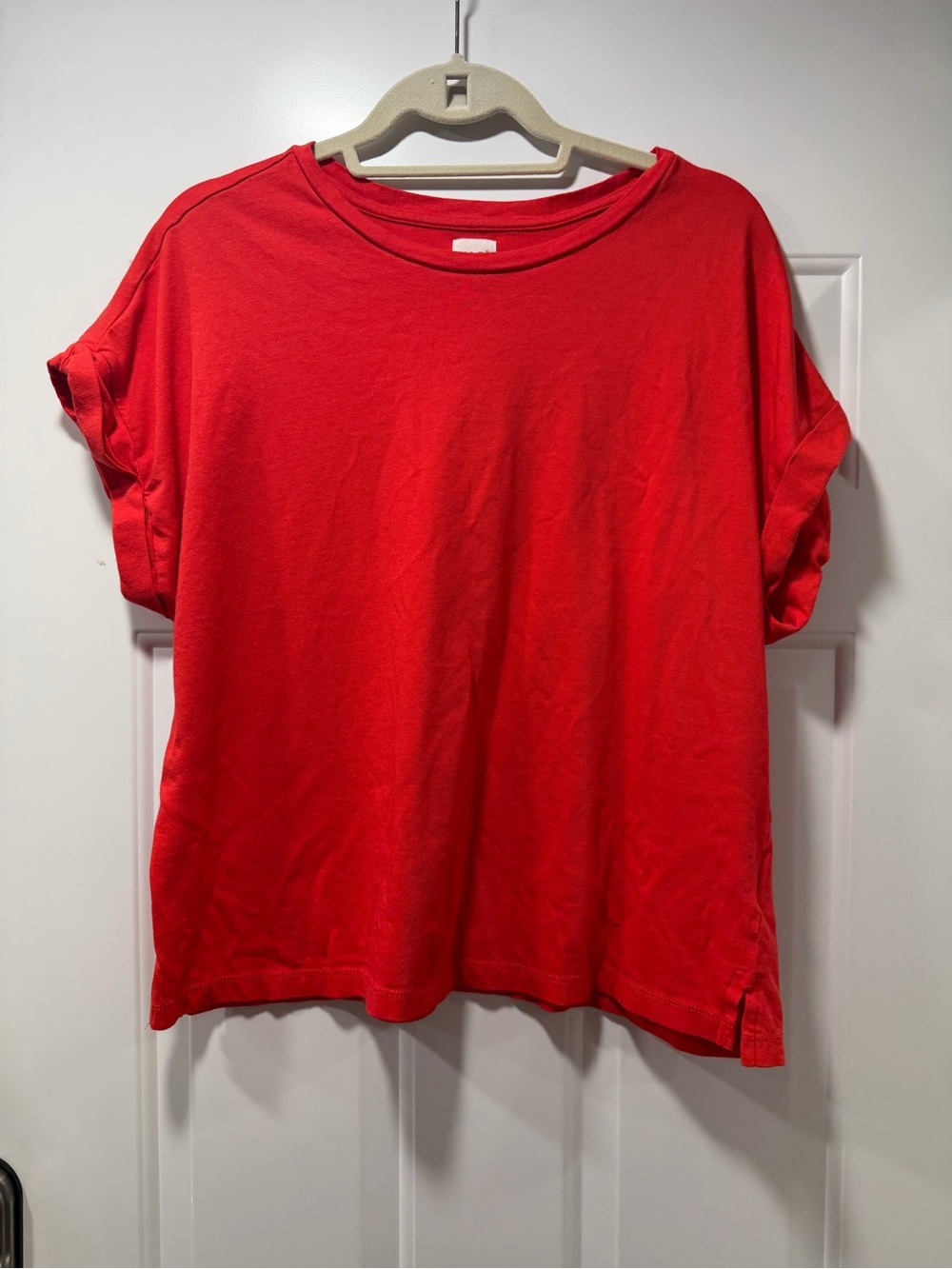 Jag Jeans Red Short-Sleeve Crewneck Tee